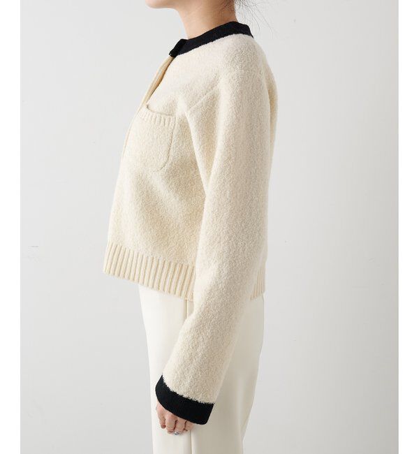  「ブークレーニットジャケット」|ニット・セーター|