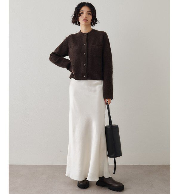  「ブークレーニットジャケット」|ニット・セーター|