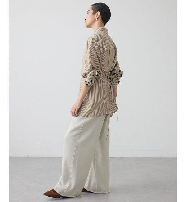 THE PAUSE「【THE PAUSE】ストライプシェイプシャツ」|シャツ・ブラウス|