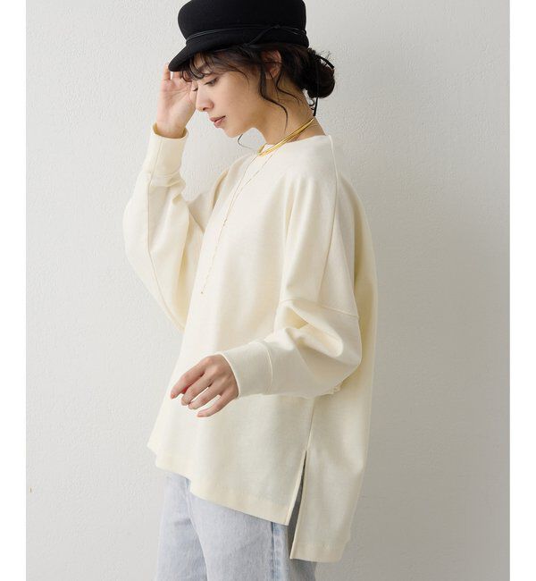  「圧縮スムースワイドプルオーバー」|Tシャツ・カットソー|