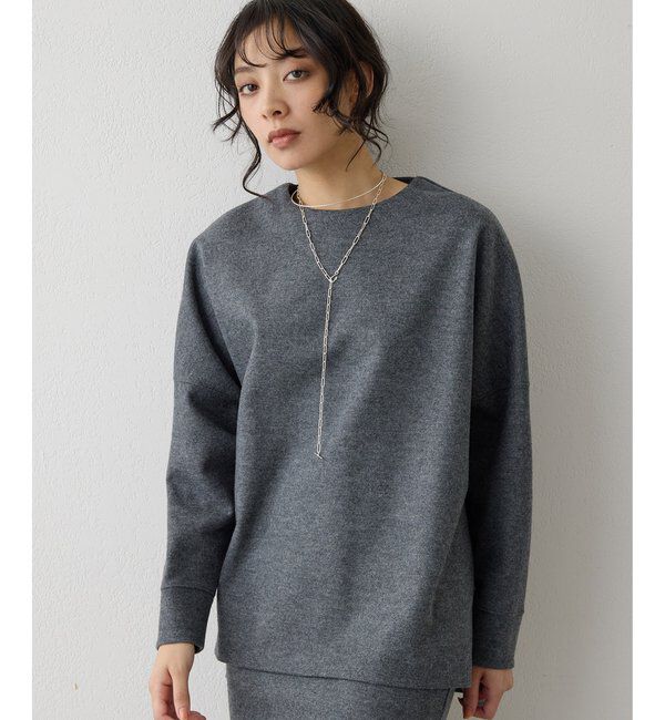  「圧縮スムースワイドプルオーバー」|Tシャツ・カットソー|