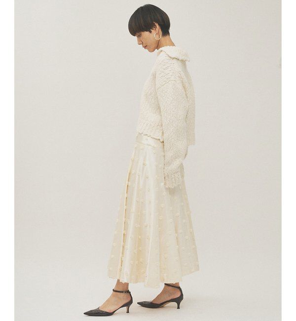  「ボンボンジャガードスカート」|スカート|