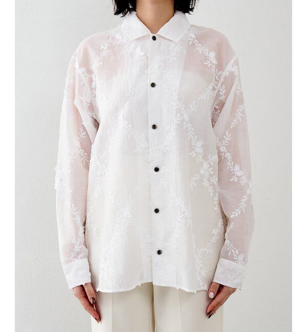  「3D刺繍シャツ」|シャツ・ブラウス|