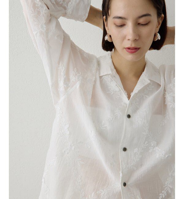  「3D刺繍シャツ」|シャツ・ブラウス|