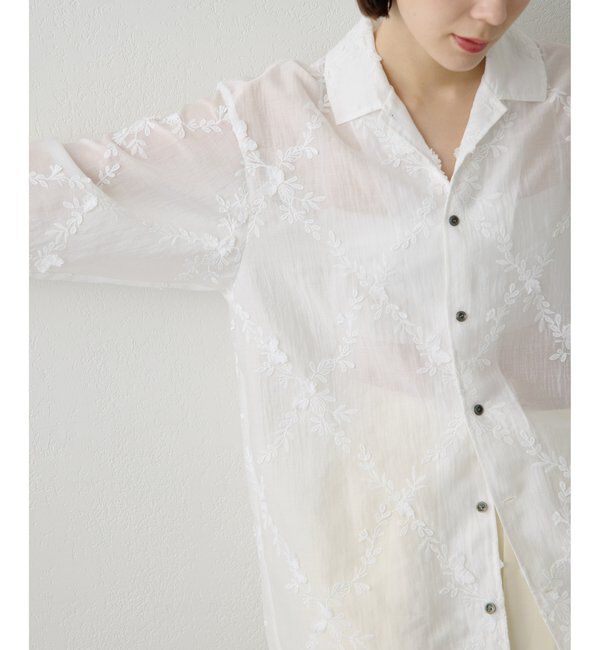  「3D刺繍シャツ」|シャツ・ブラウス|