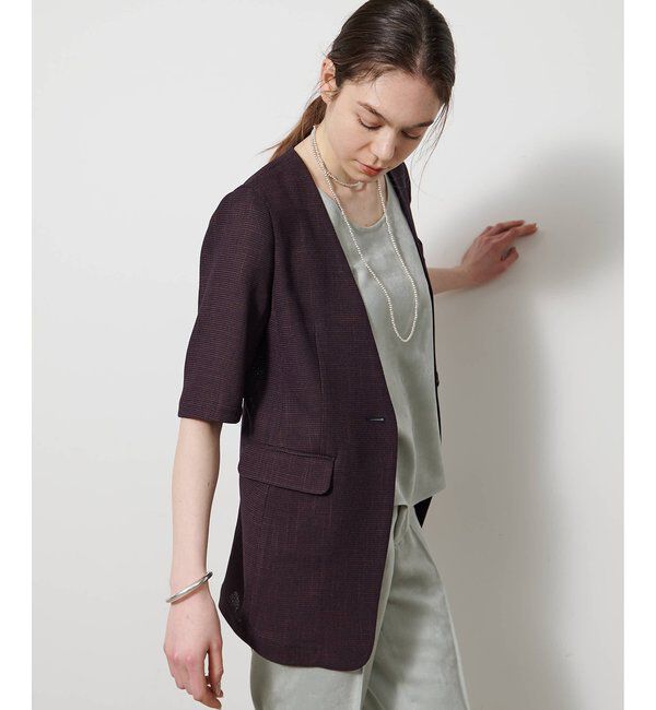 Drawing Numbers「【Drawing Numbers】カラミハーフスリーブジャケット」|その他|