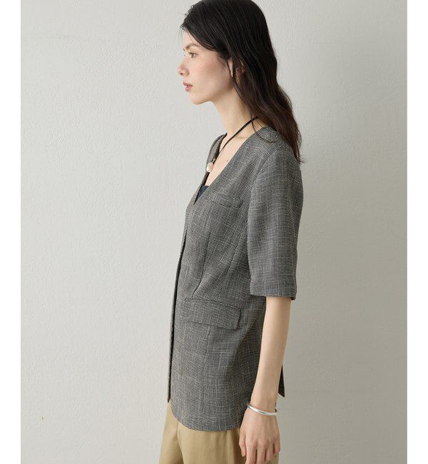 Drawing Numbers「【Drawing Numbers】カラミハーフスリーブジャケット」|その他|