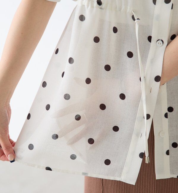  「メッシュドロストシャツ/シアー」|シャツ・ブラウス|