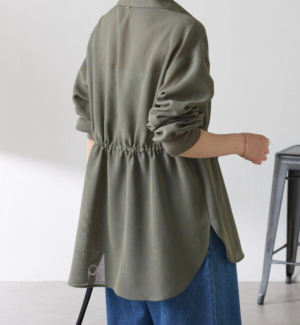  「メッシュドロストシャツ/シアー」|シャツ・ブラウス|