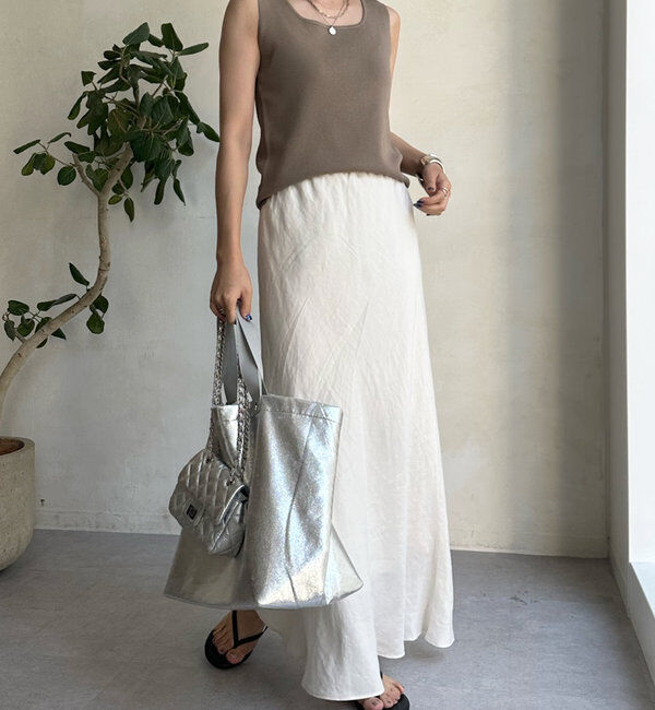  「スクエアニットタンク」|ニット・セーター|