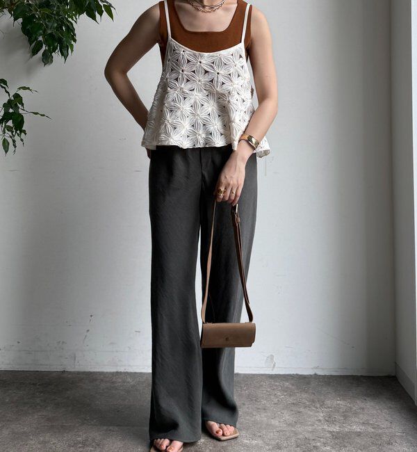  「スクエアニットタンク」|ニット・セーター|