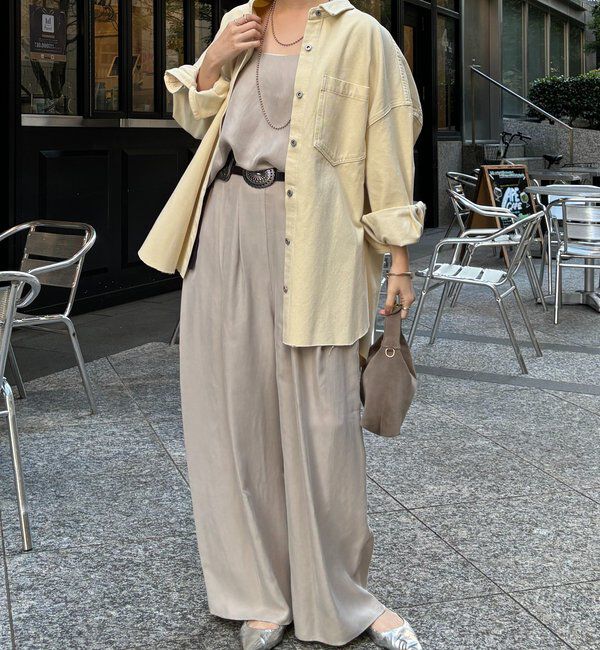  「【新色追加】ダメージデニムシャツ」|シャツ・ブラウス|