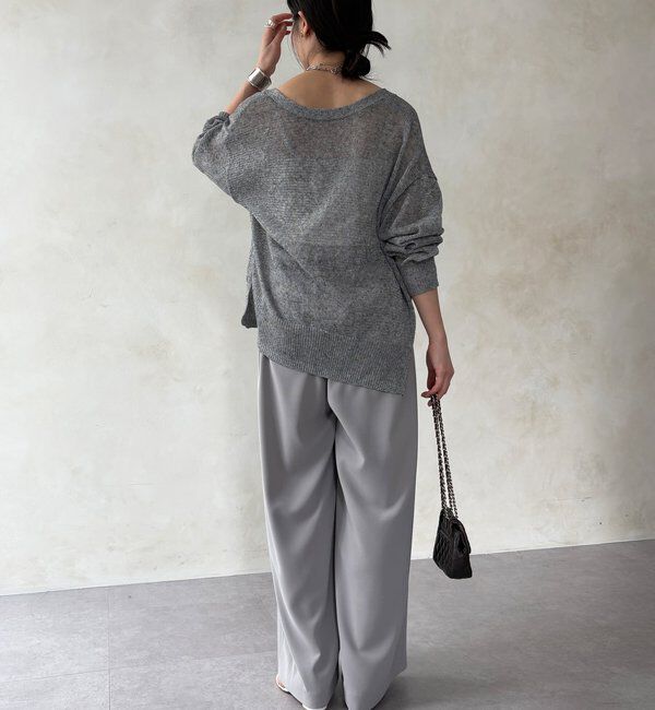  「【累計販売数3万枚突破/21色4サイズ展開！】タックワイドパンツ」|チノ|