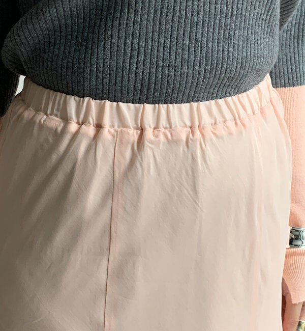  「キュプラ混フレアスカート」|スカート|