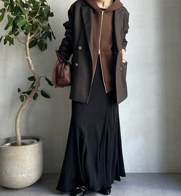  「キュプラ混フレアスカート」|スカート|