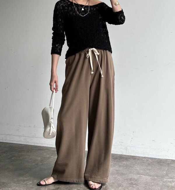  「ドロストスウェットパンツ」|チノ|