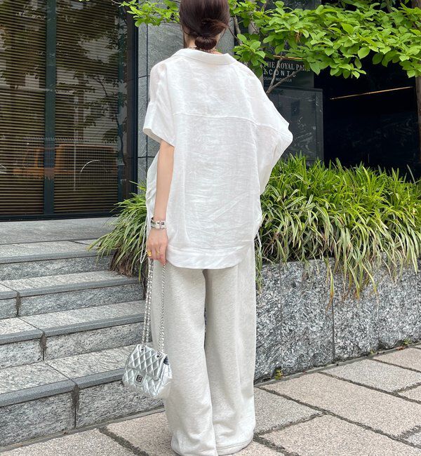  「リネンドロストフレンチシャツ」|シャツ・ブラウス|