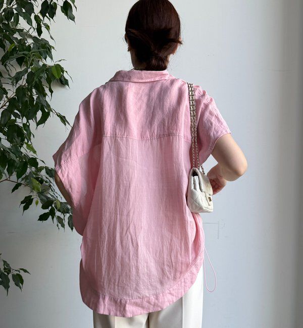  「リネンドロストフレンチシャツ」|シャツ・ブラウス|