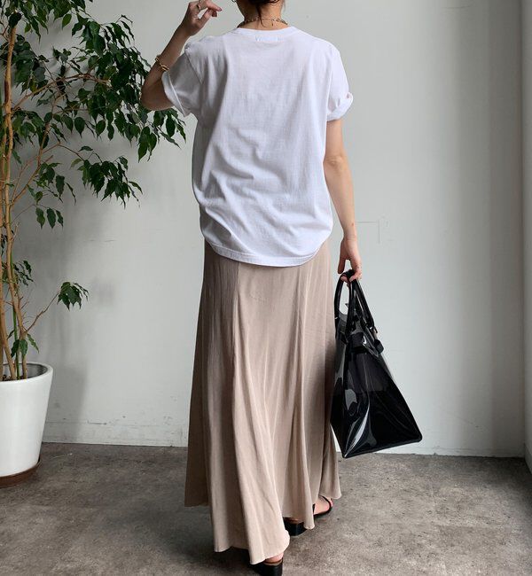  「【夏も快適！】ドライタッチカットフレアスカート」|スカート|