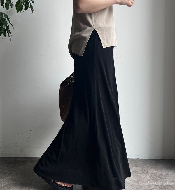  「【夏も快適！】ドライタッチカットフレアスカート」|スカート|