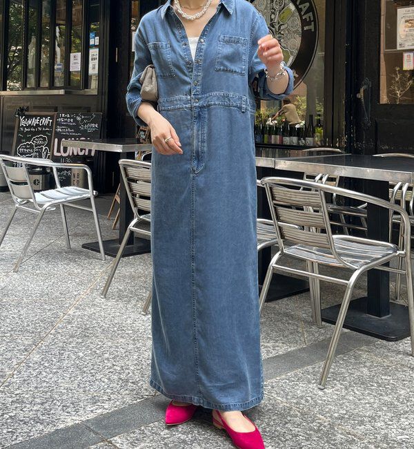  「リヨセルデニムワンピース」|ワンピース|