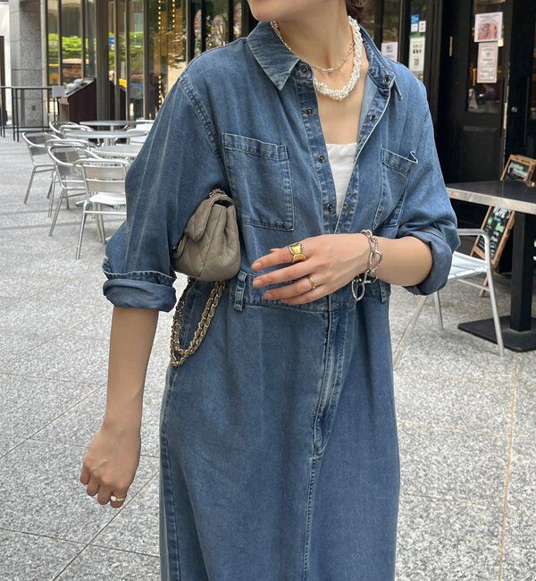  「リヨセルデニムワンピース」|ワンピース|