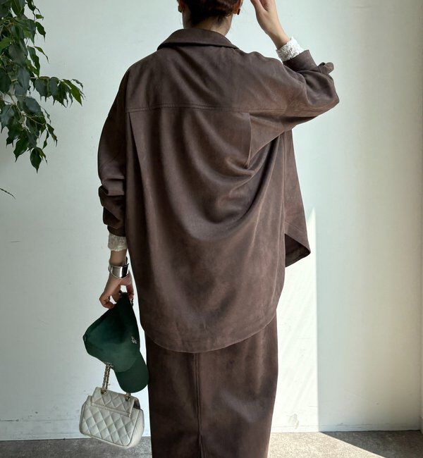  「スウェードダンボールシャツ」|シャツ・ブラウス|