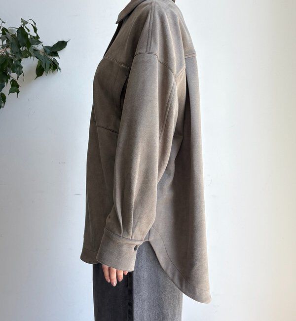  「スウェードダンボールシャツ」|シャツ・ブラウス|