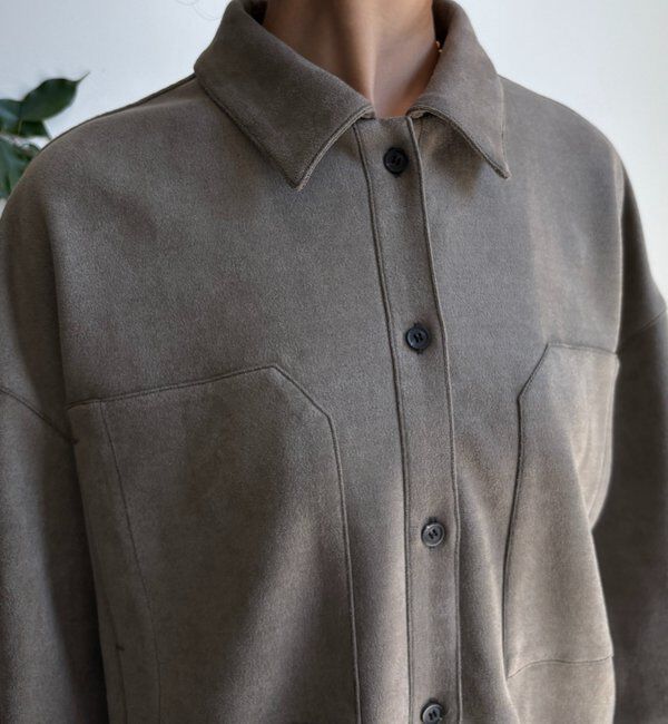  「スウェードダンボールシャツ」|シャツ・ブラウス|