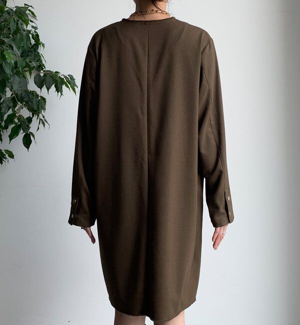  「深Vチュニックワンピース」|ワンピース|