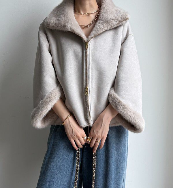  「フェイクファーリバーシブルコート」|その他|