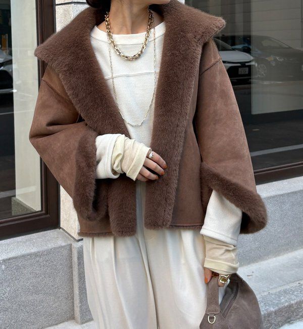  「フェイクファーリバーシブルコート」|その他|