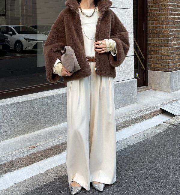  「フェイクファーリバーシブルコート」|その他|