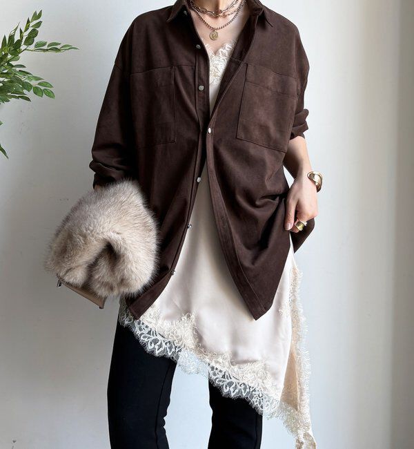  「アシメレースキャミ」|シャツ・ブラウス|