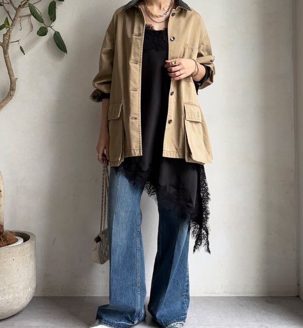  「アシメレースキャミ」|シャツ・ブラウス|