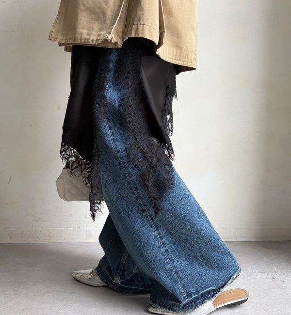  「アシメレースキャミ」|シャツ・ブラウス|