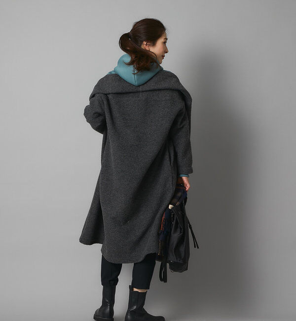  「【WEB限定/キレイめ上品】スポンジダンボールZIPパーカーカットソー」|パーカー|