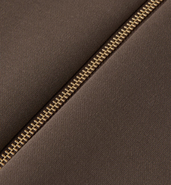  「【WEB限定/キレイめ上品】スポンジダンボールZIPパーカーカットソー」|パーカー|