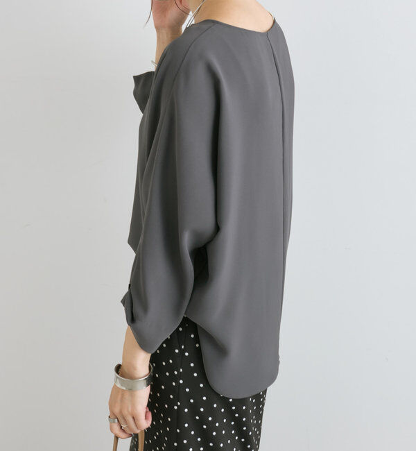  「ドルマンターンバックブラウス」|シャツ・ブラウス|