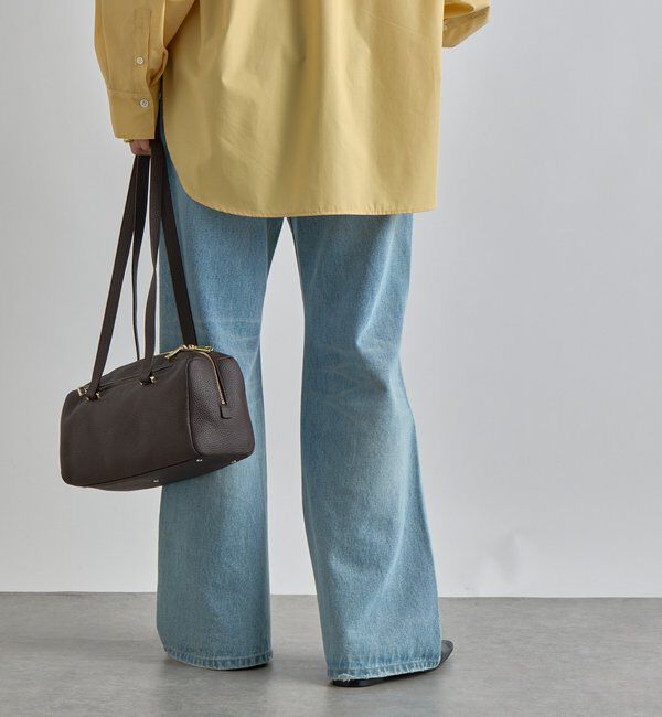  「【MONN.:.(モン)】セミフレアリペアデニム」|デニム|