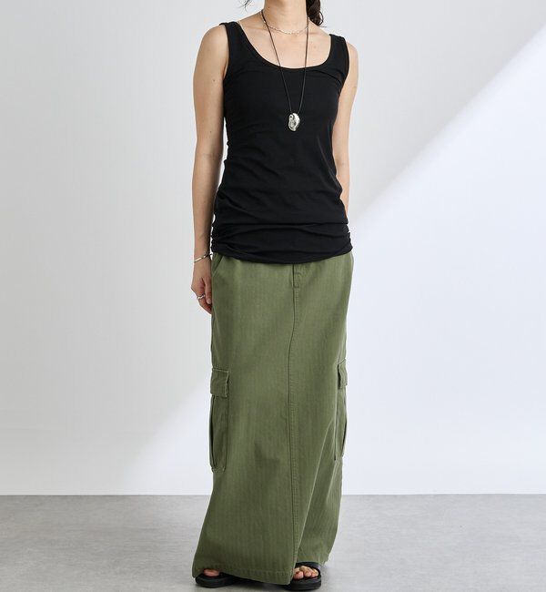  「MYSELFbyRD/LONG TANK SLIP」|キャミソール|