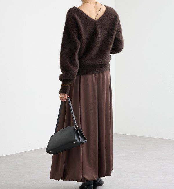  「【美シルエット】サテンバルーンスカート」|スカート|