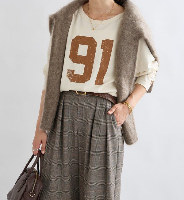  「【ロゴがキャッチー】Ninety-One ロンTee」|Tシャツ・カットソー|