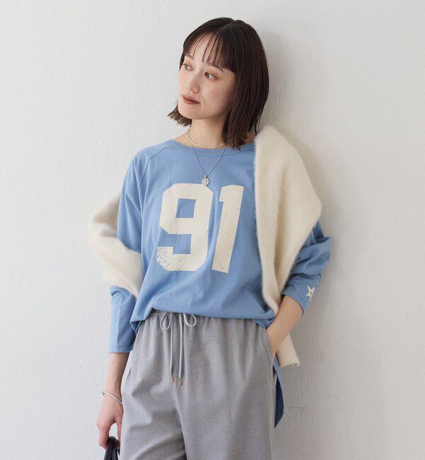  「【ロゴがキャッチー】Ninety-One ロンTee」|Tシャツ・カットソー|