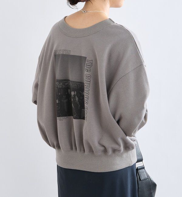  「【大人カジュアルに】2wayPhotoスウェット」|Tシャツ・カットソー|