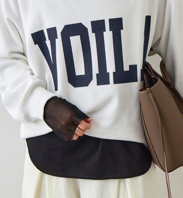  「【レイヤードに最適】チュールキリカエカットソー」|Tシャツ・カットソー|