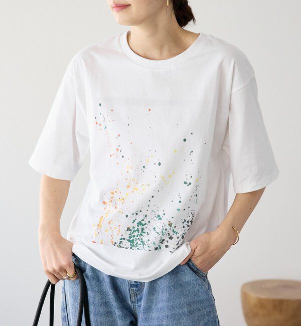  「【A・MONN(アモン)】color dot Tee」|Tシャツ・カットソー|