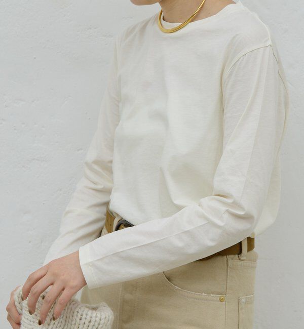  「【HERITANOVUM】 オーガニックコットンロングスリーブT」|Tシャツ・カットソー|
