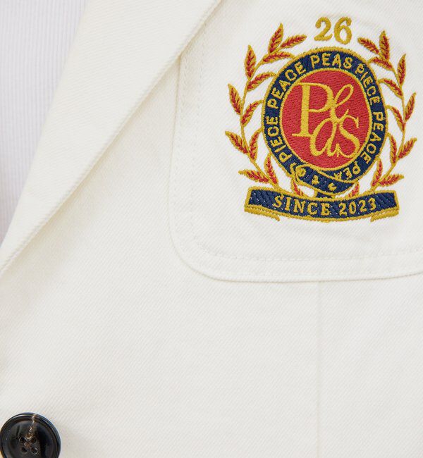  「【PEAS】【セットアップ対応】デニムブレザー」|デニムジャケット|