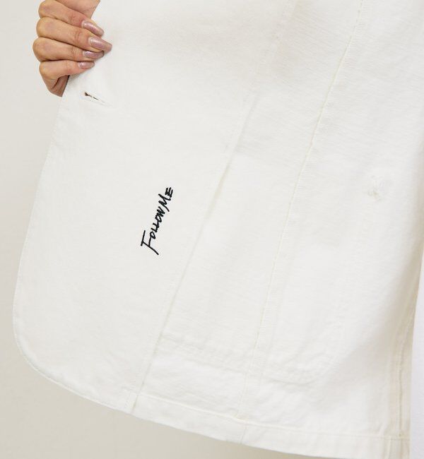  「【PEAS】【セットアップ対応】デニムブレザー」|デニムジャケット|